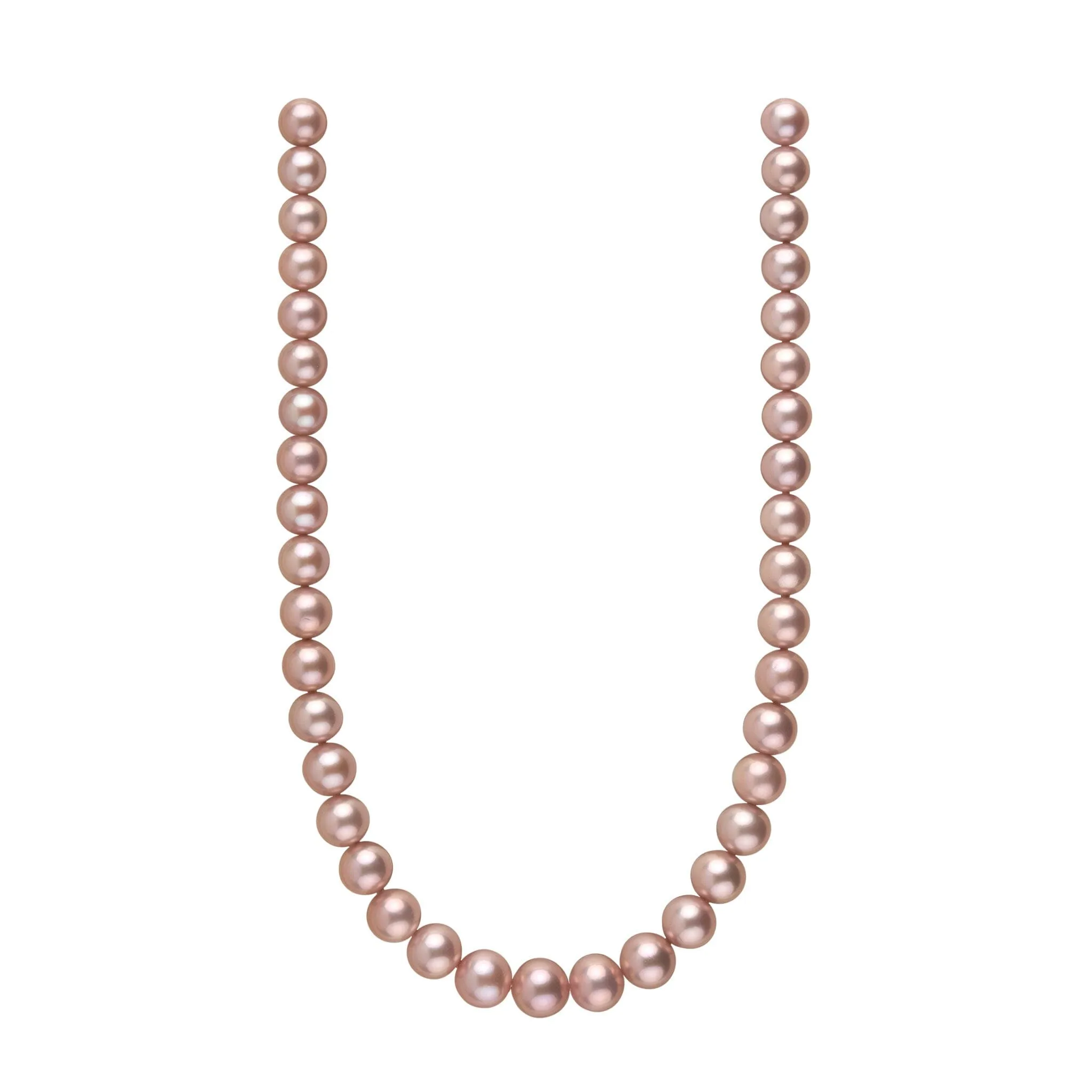 9.8-11.9 mm Pink Edison Freshwater Pearl Necklace