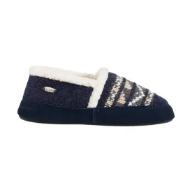 Acorn Women's Nordic Moc Slipper - Nordic Blue FINAL SALE