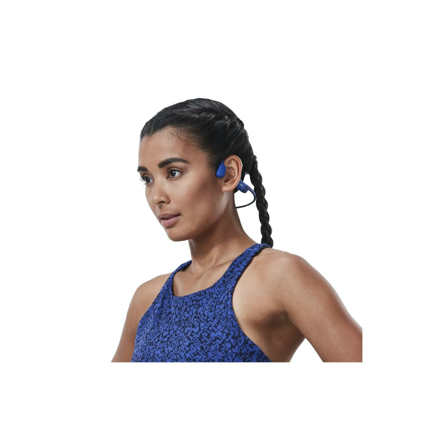 Aftershokz OpenRun Open-Ear Wireless Headphones - Blue Eclipse | 38-S803BL