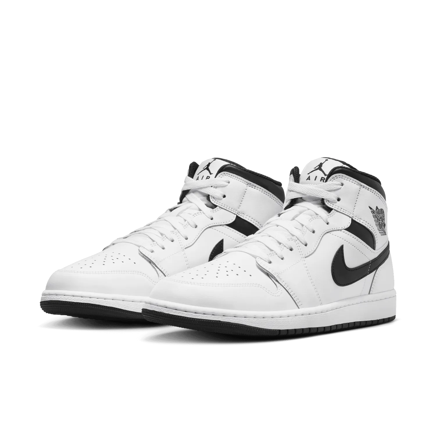 Air Jordan 1 Mid 'White/Black'