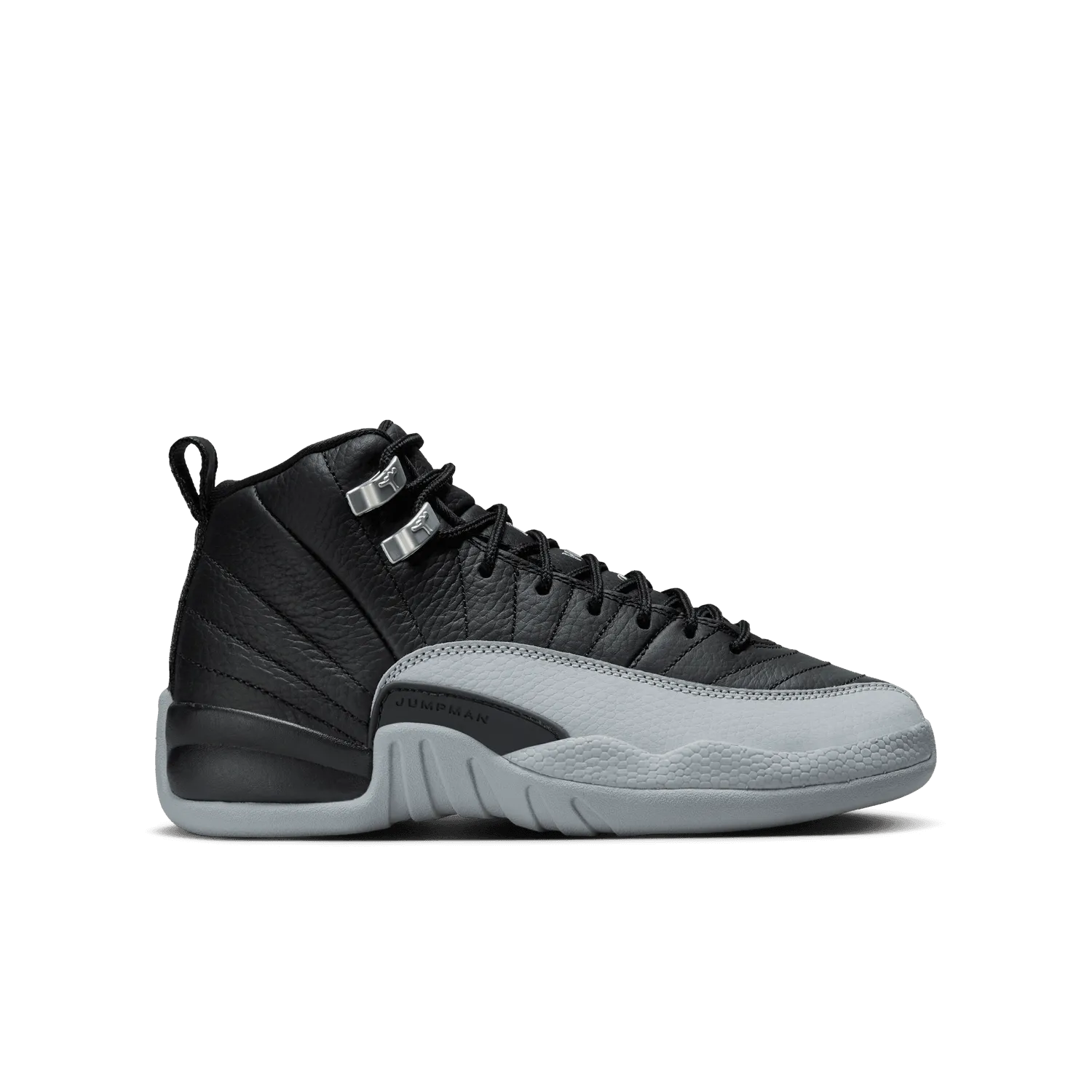 Air Jordan 12 Retro 'Black/Wolf Grey' GS