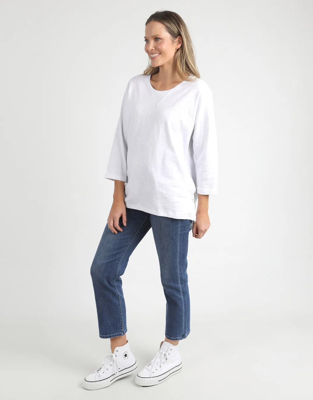 Annie Lightweight Top - White