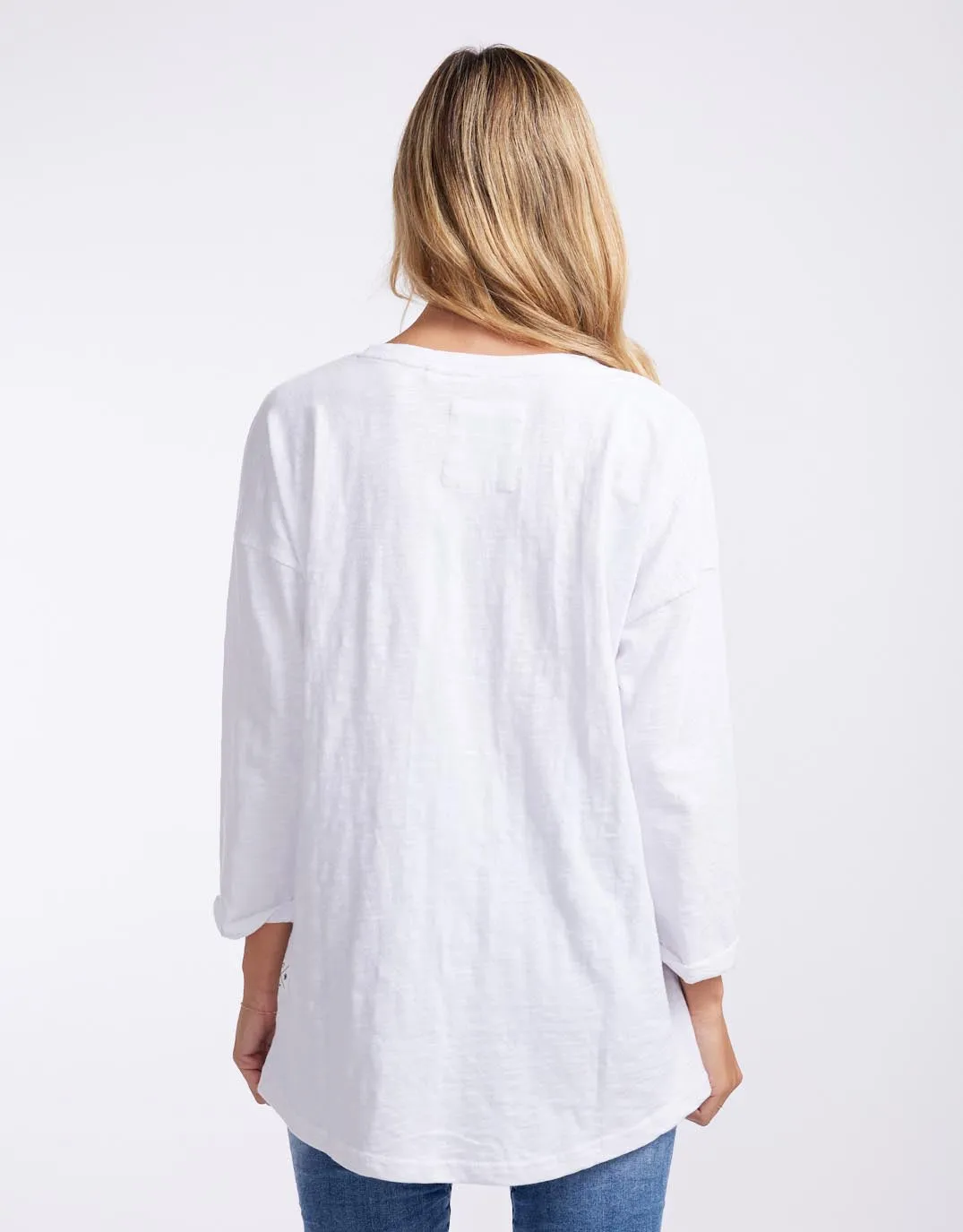 Annie Lightweight Top - White