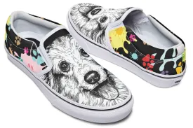 Artsy Corgi Slip-On Shoes