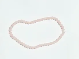 Baby Pink Transparent Circular Plastic Beads - 8 mm