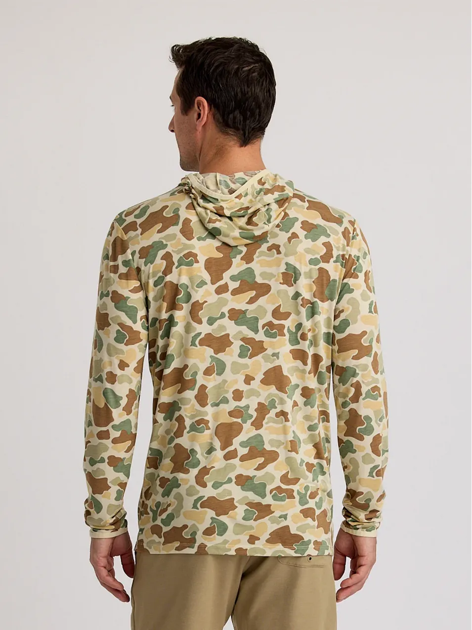 Bamboo Lightweight Hoody Vintage Camo