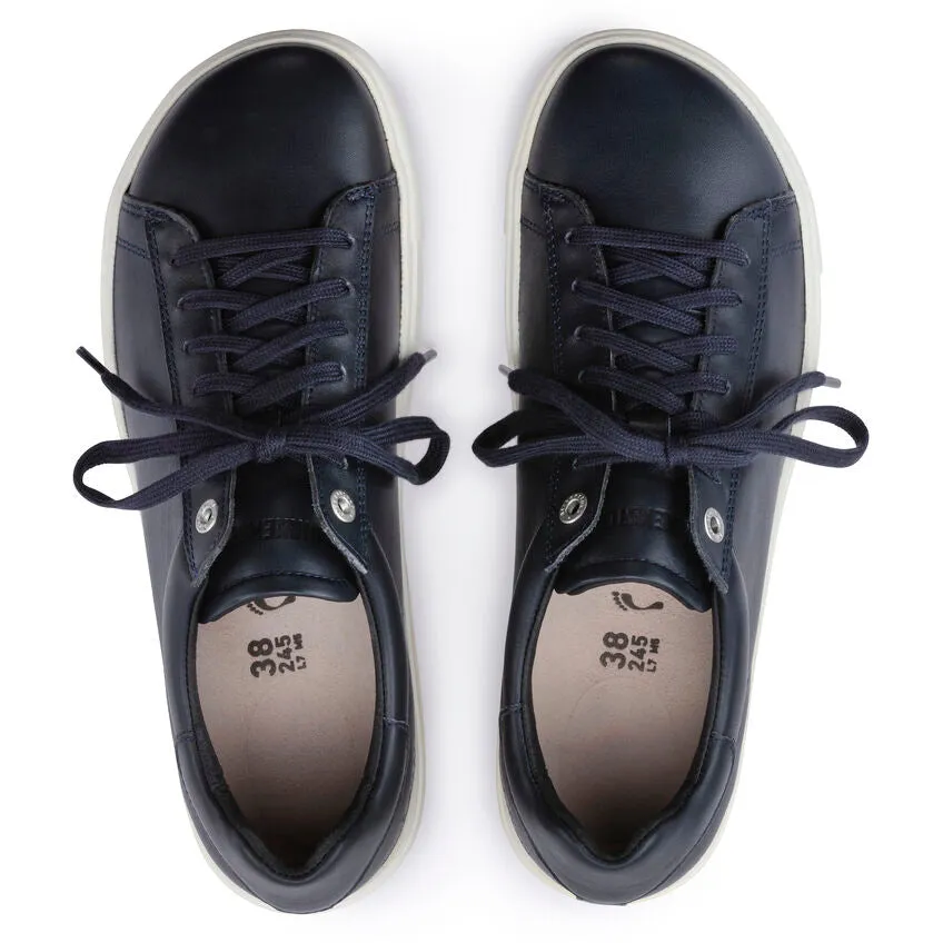 Bend Leather Panel Sneaker in Midnight