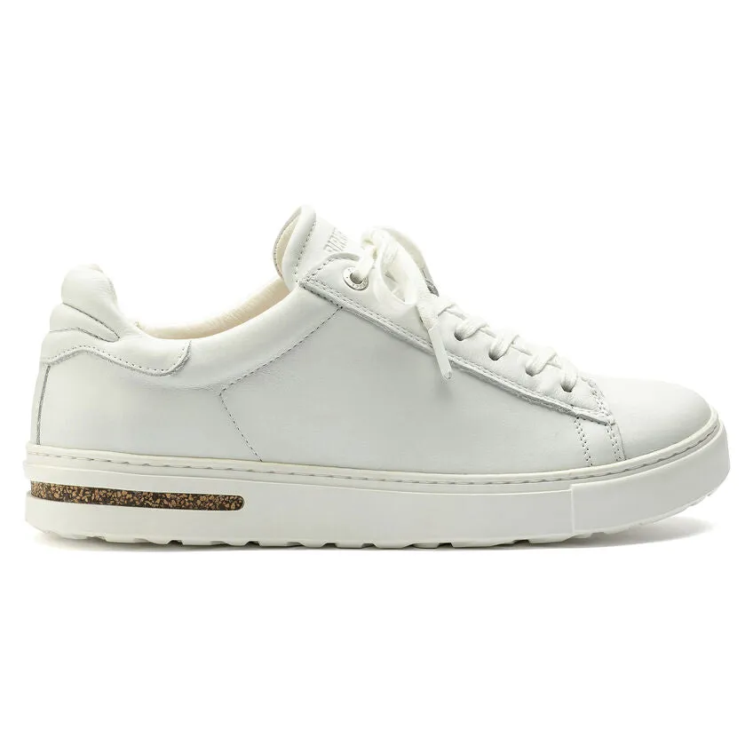 Bend Leather Panel Sneaker in White