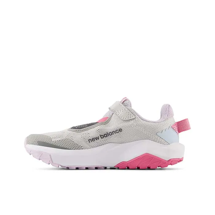 Big Girl New Balance Dynasoft Nitrel v6 in Grey Matter/Real Pink/Quarry Blue