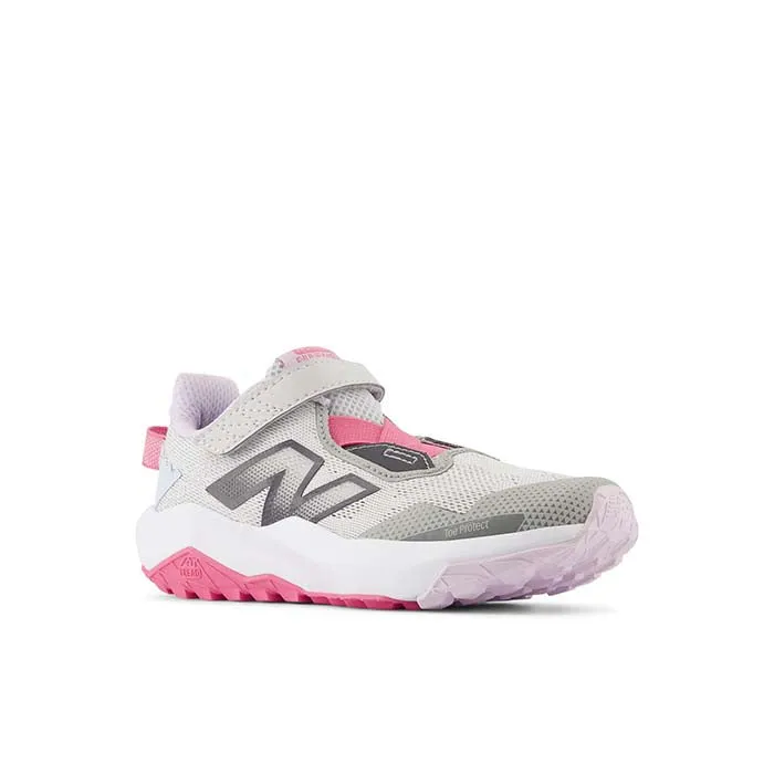 Big Girl New Balance Dynasoft Nitrel v6 in Grey Matter/Real Pink/Quarry Blue