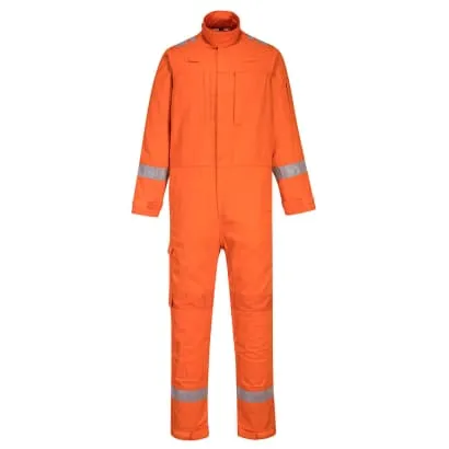 Bizflame Plus Flame Retardant Lightweight Stretch Panelled Coverall -FR502