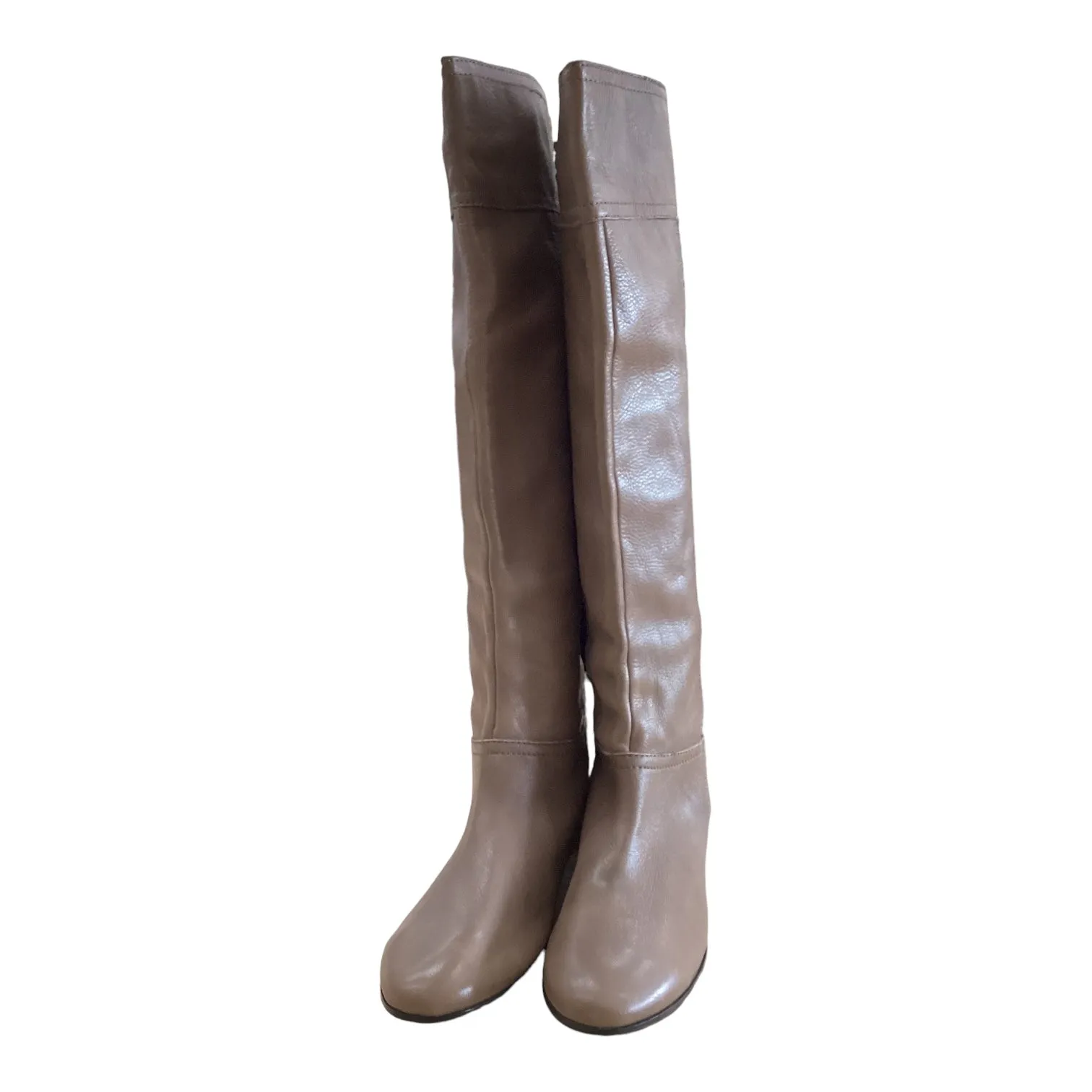 Boots Leather By Aldo In Tan, Size: 10