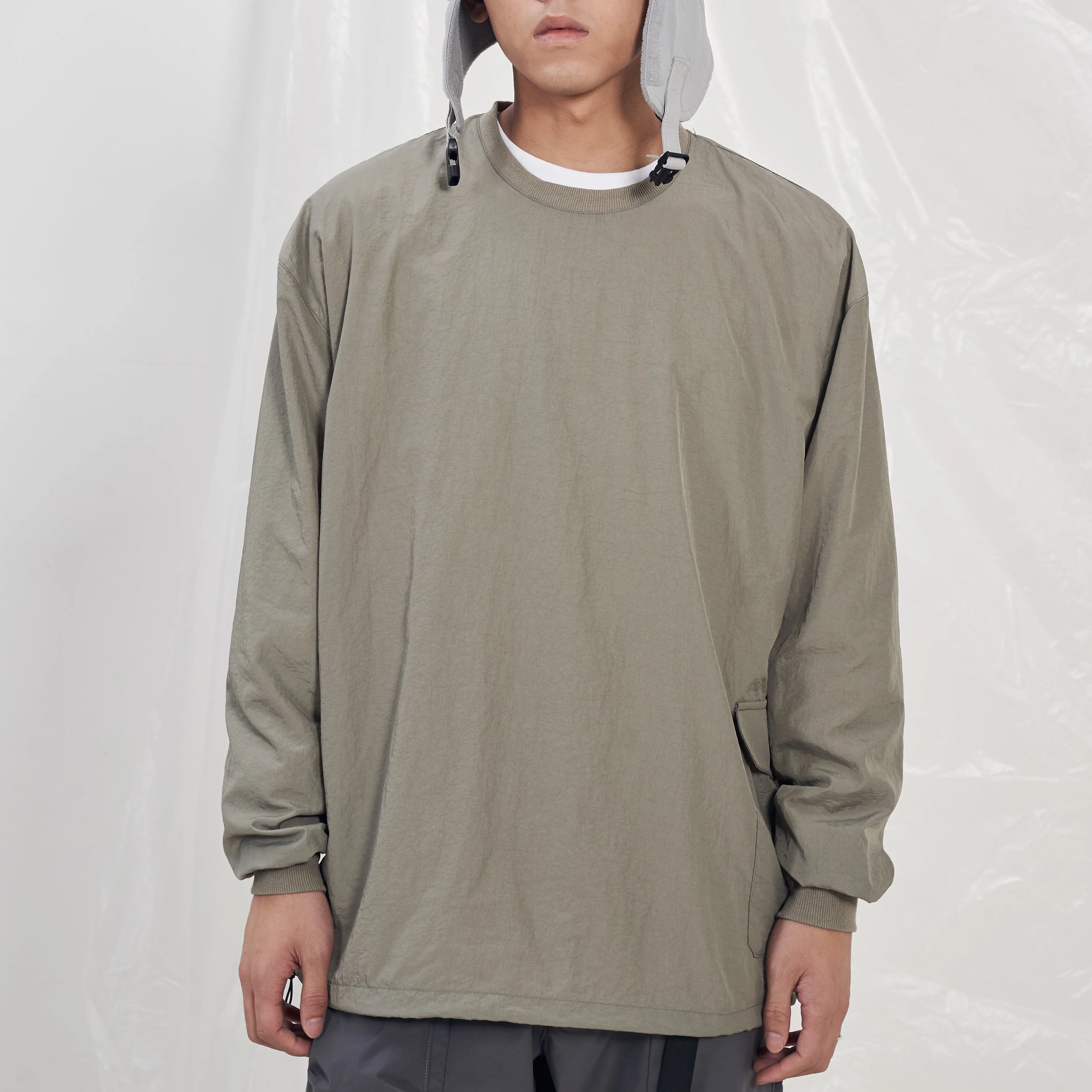 Boysnextdoor Lightweight Pullover Grey