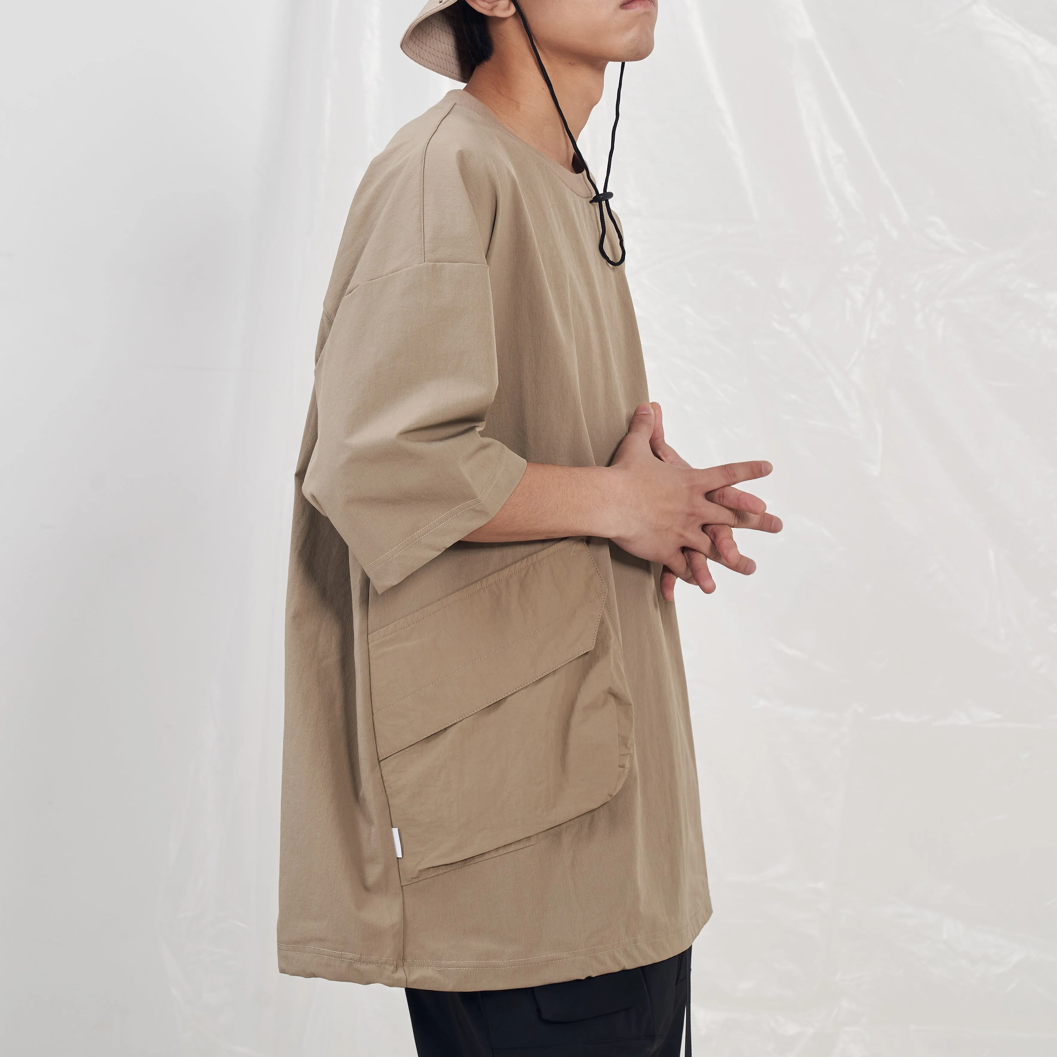 Boysnextdoor WR Patchwork Pullover Khaki