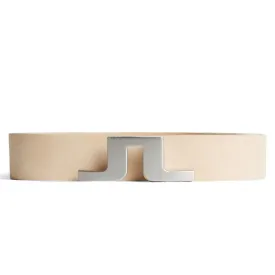 Bridger Nubuck Leather Belt Moonbeam - AW24