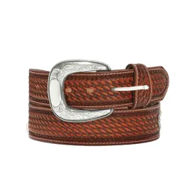 Brighton Men's Rivet Wrangler Belt - Tan