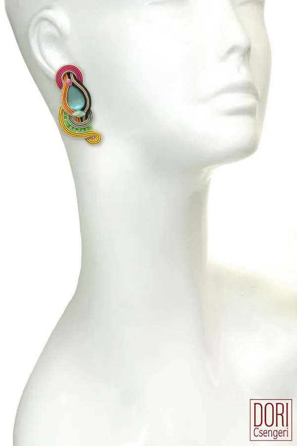 Broadway Unique Clip-on Earrings