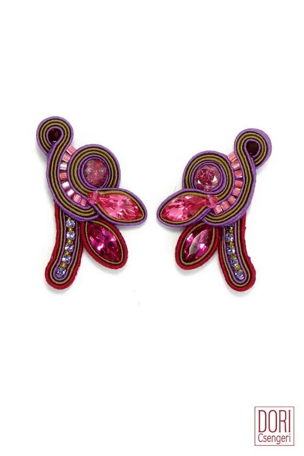 Cerise Unique Earrings