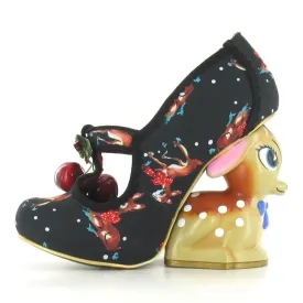 Cherry Deer Pumps