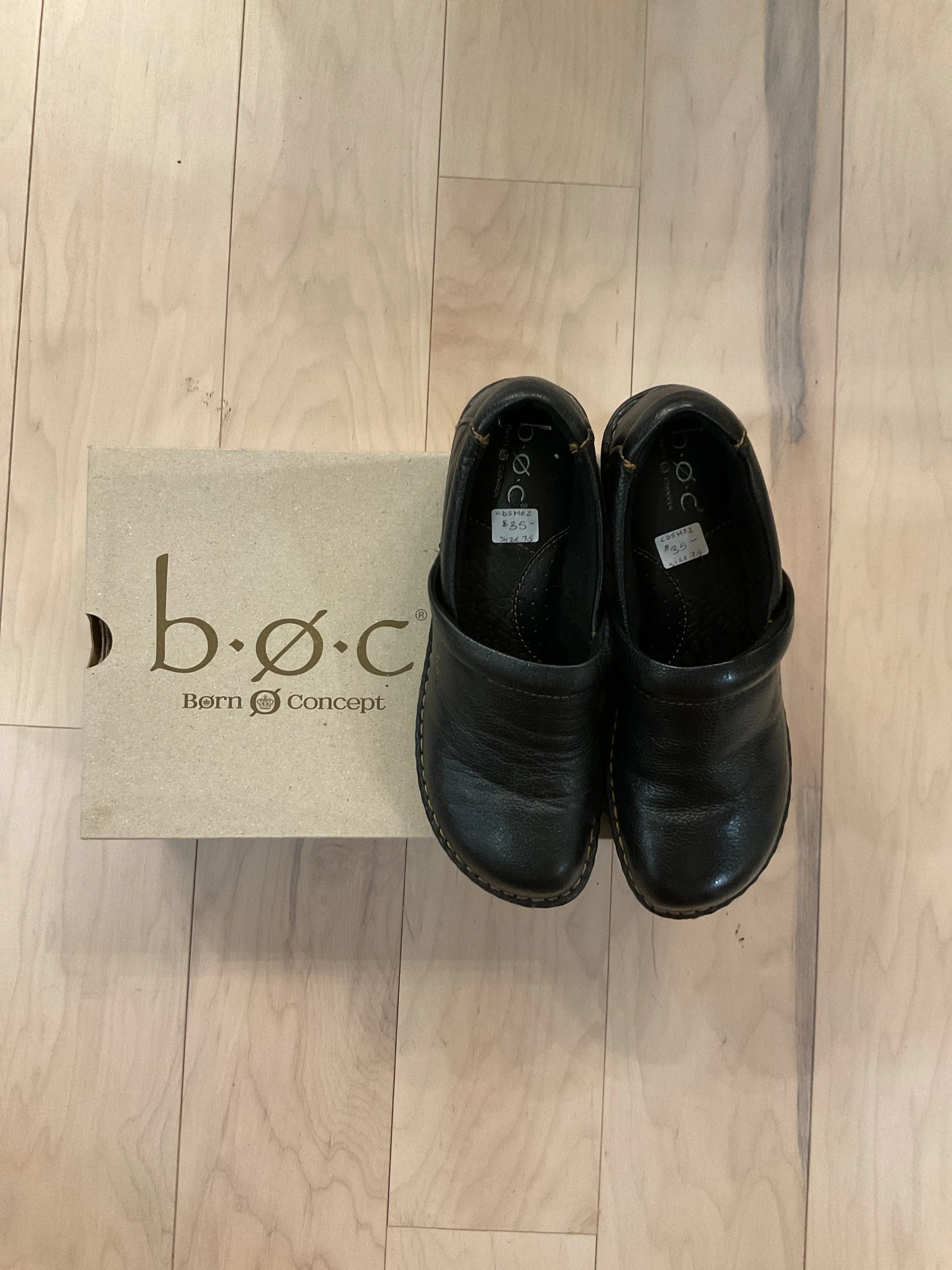 {{Client Code}} BLK BORN SHOES, 7.5