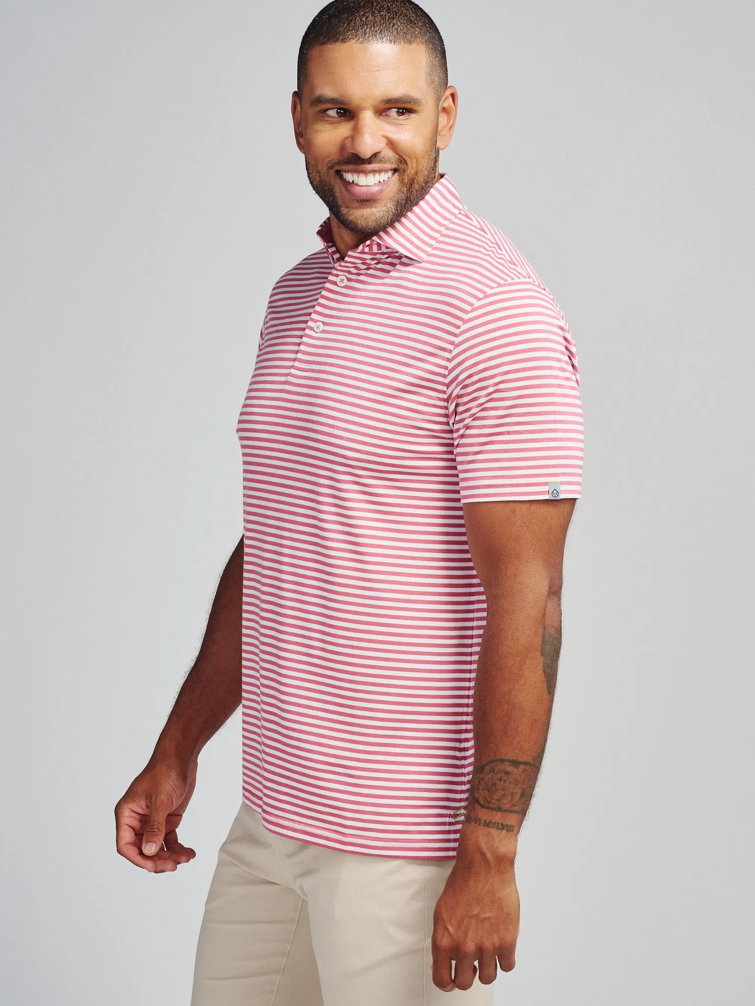 Cloud Lightweight Polo Air Stripe