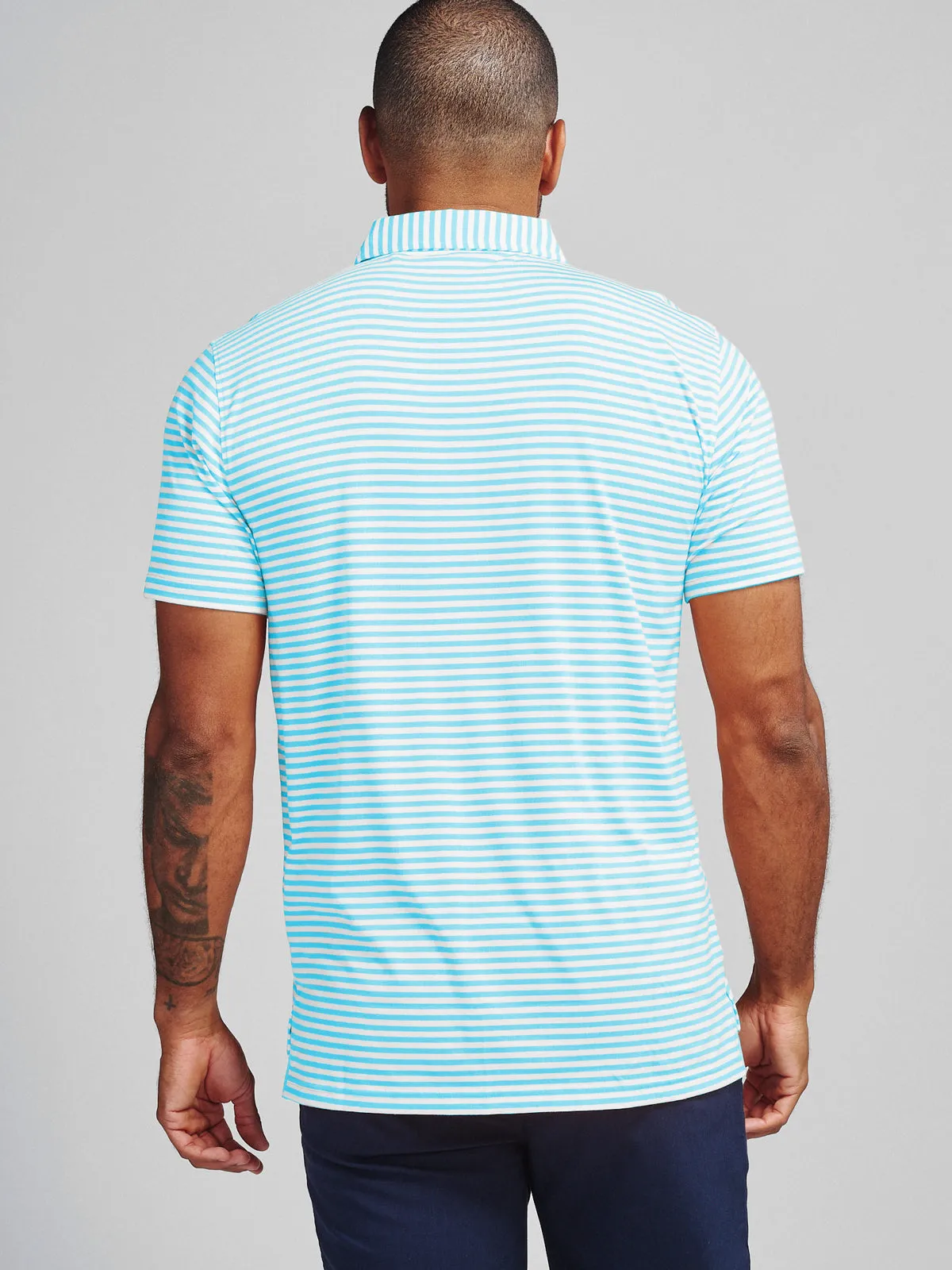 Cloud Lightweight Polo Air Stripe