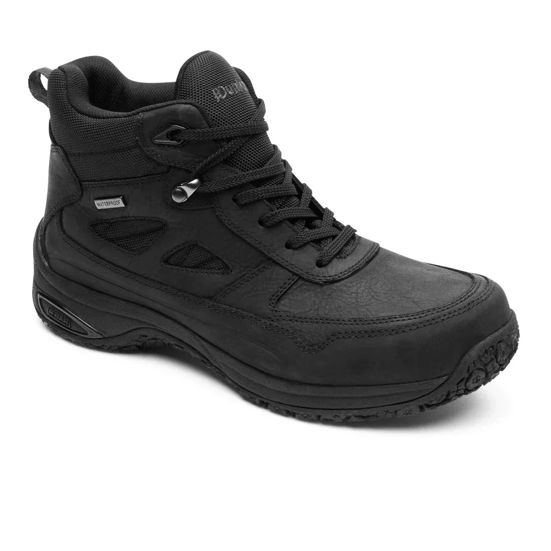 Cloud Plus Mid II Waterproof Boot 4E Width in Black