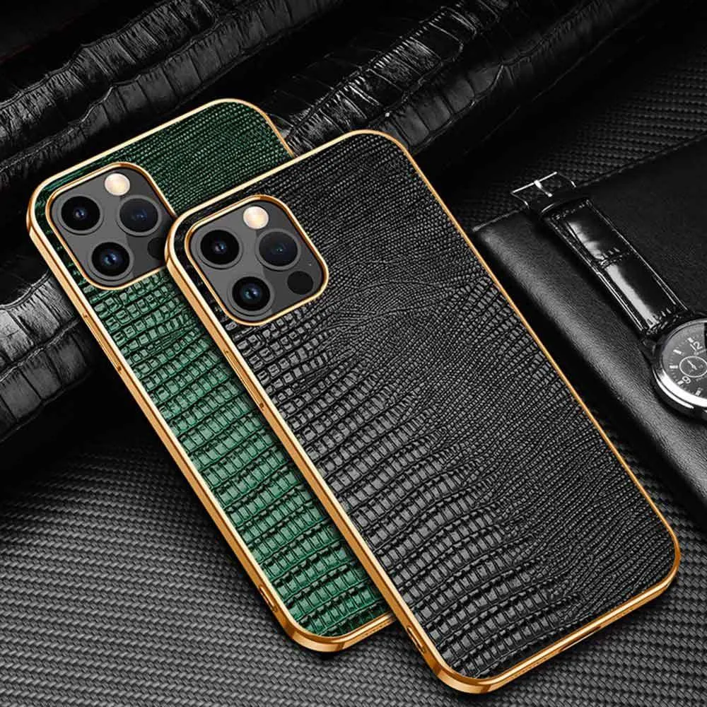 Contra Luxury Genuine Leather iPhone Case