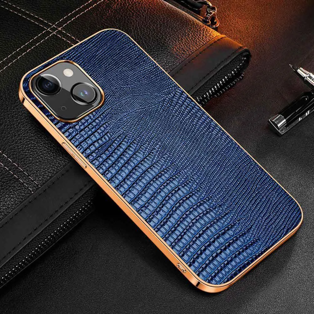 Contra Luxury Genuine Leather iPhone Case