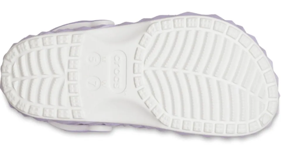 Crocs Classic Iridescent Geometric Clog White