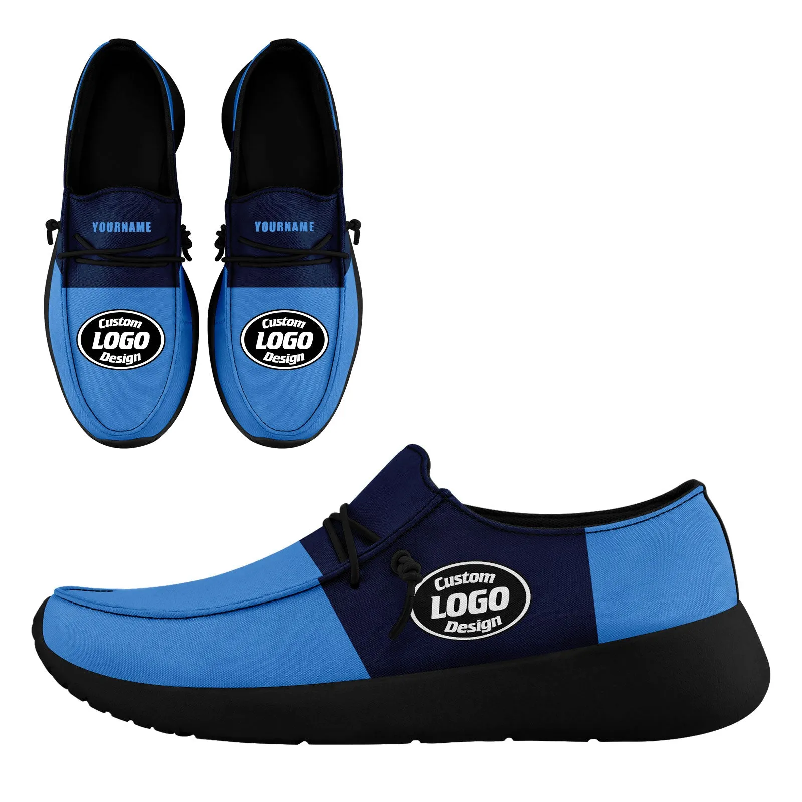 Custom Blue Tennessee Sneaker Shoes Combo Offer Personalized Combo ZH-D020289-32