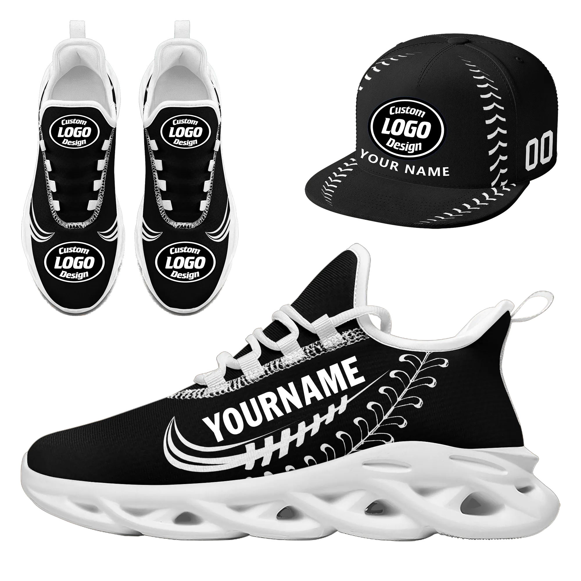 Custom MaxSoul Shoes and Hat Combo Personalized JH-bd0b00ea-c0