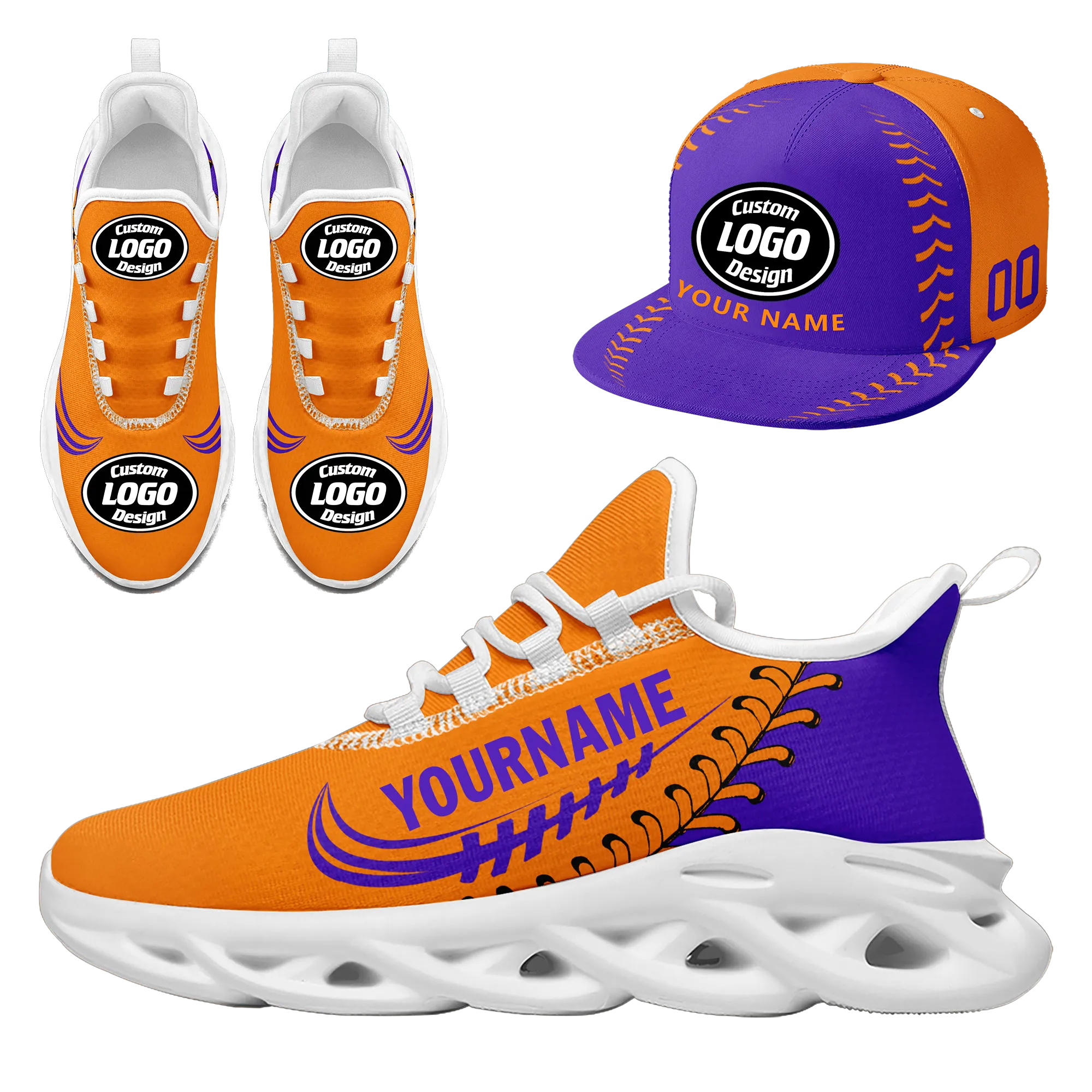 Custom MaxSoul Shoes and Hat Combo Personalized JH-bd0b00ea-cb