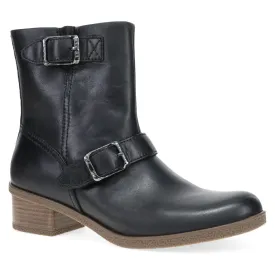 Delphine Waterproof Moto Boot in Black