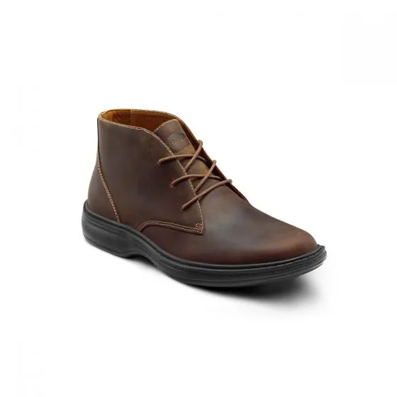 Dr. Comfort Men's Boot - Ruk - Brown