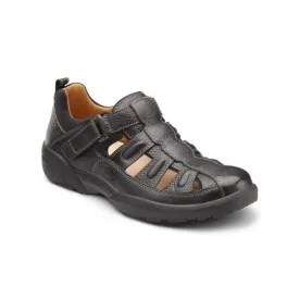 Dr. Comfort Men's Casual Shoe - Fisherman- Black