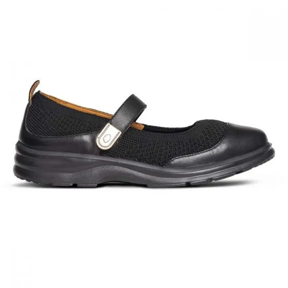 Dr. Comfort Women's Diabetic Double Depth Shoes - Jackie - Black