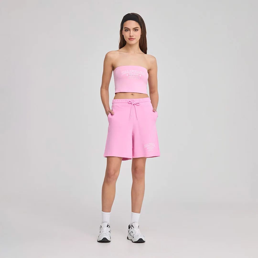 Drawstring Closure Bermuda Shorts