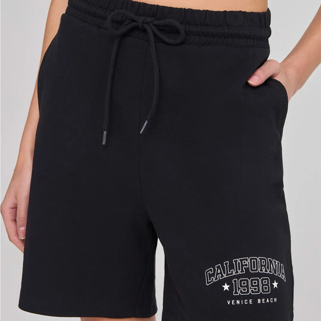 Drawstring Closure Bermuda Shorts