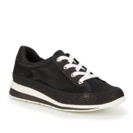 Dylan: Black Nubuck/Matte Snake Print/White Bottom I Walking Cradle