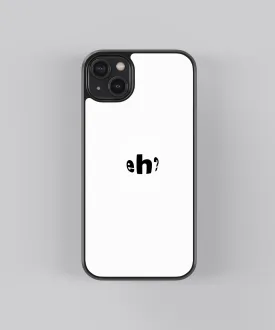 EH? Abstract Glass Phone Case Cover