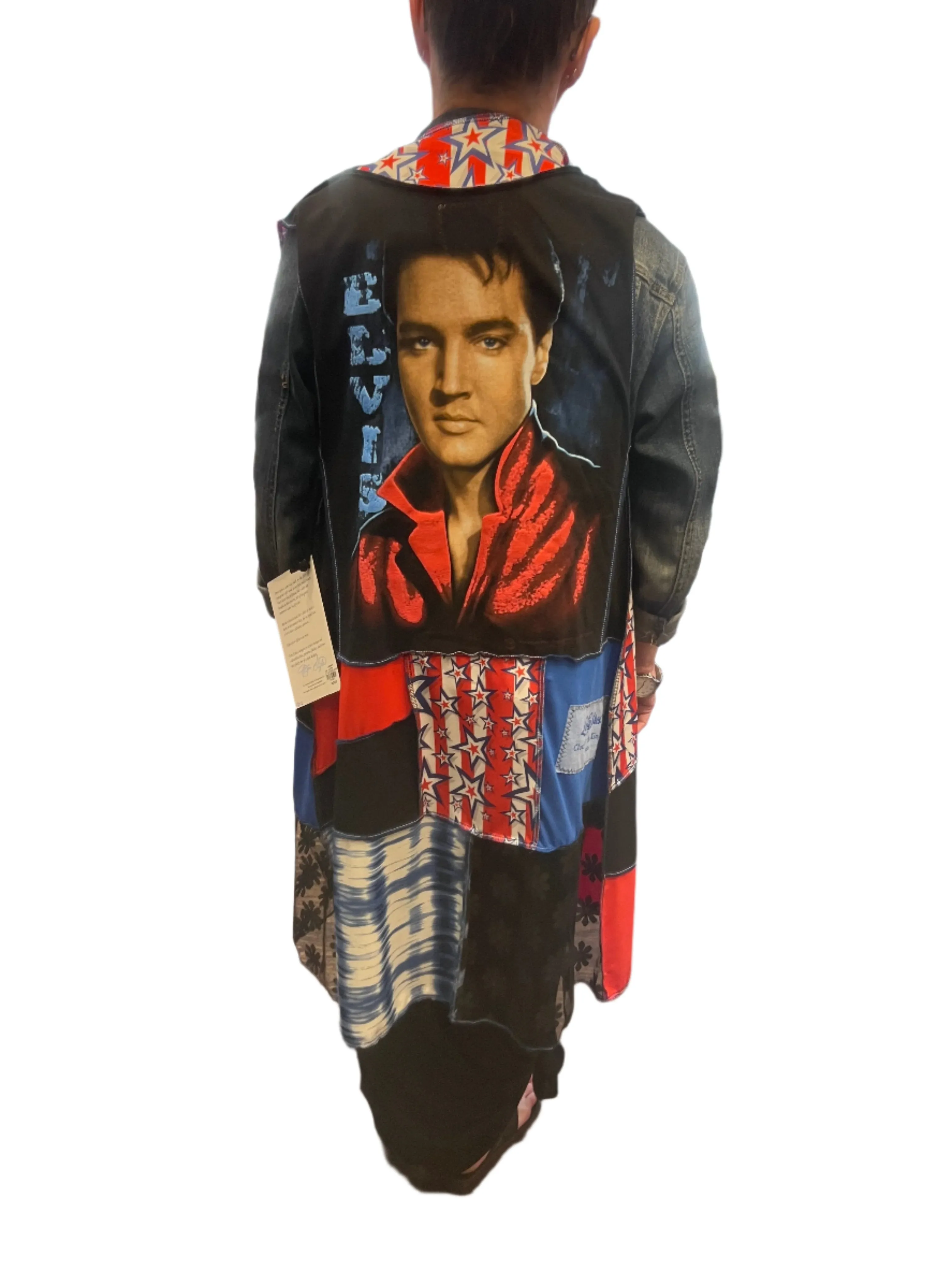 Elvis Red, White and Blue Duster