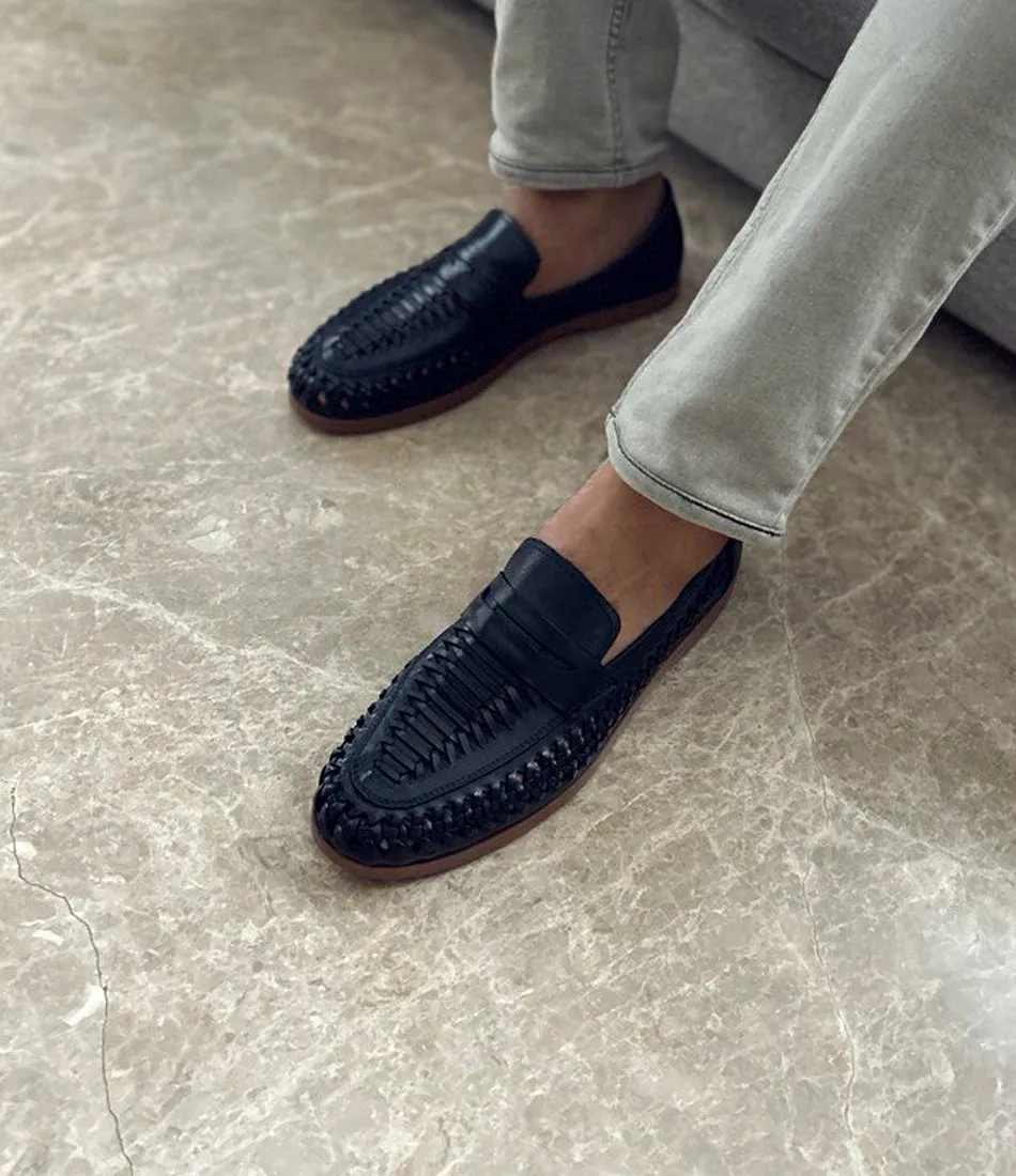 FlexWeave Loafers - Navy