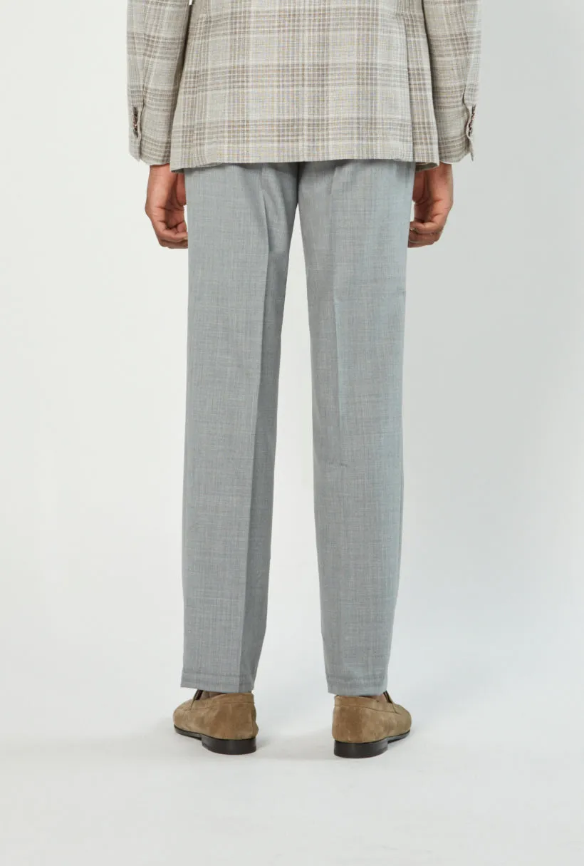 Flight Trouser - Grey Lightweight Wool