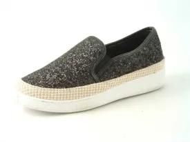 Glitz Shoes Glitter Espadrille Casuals Colours