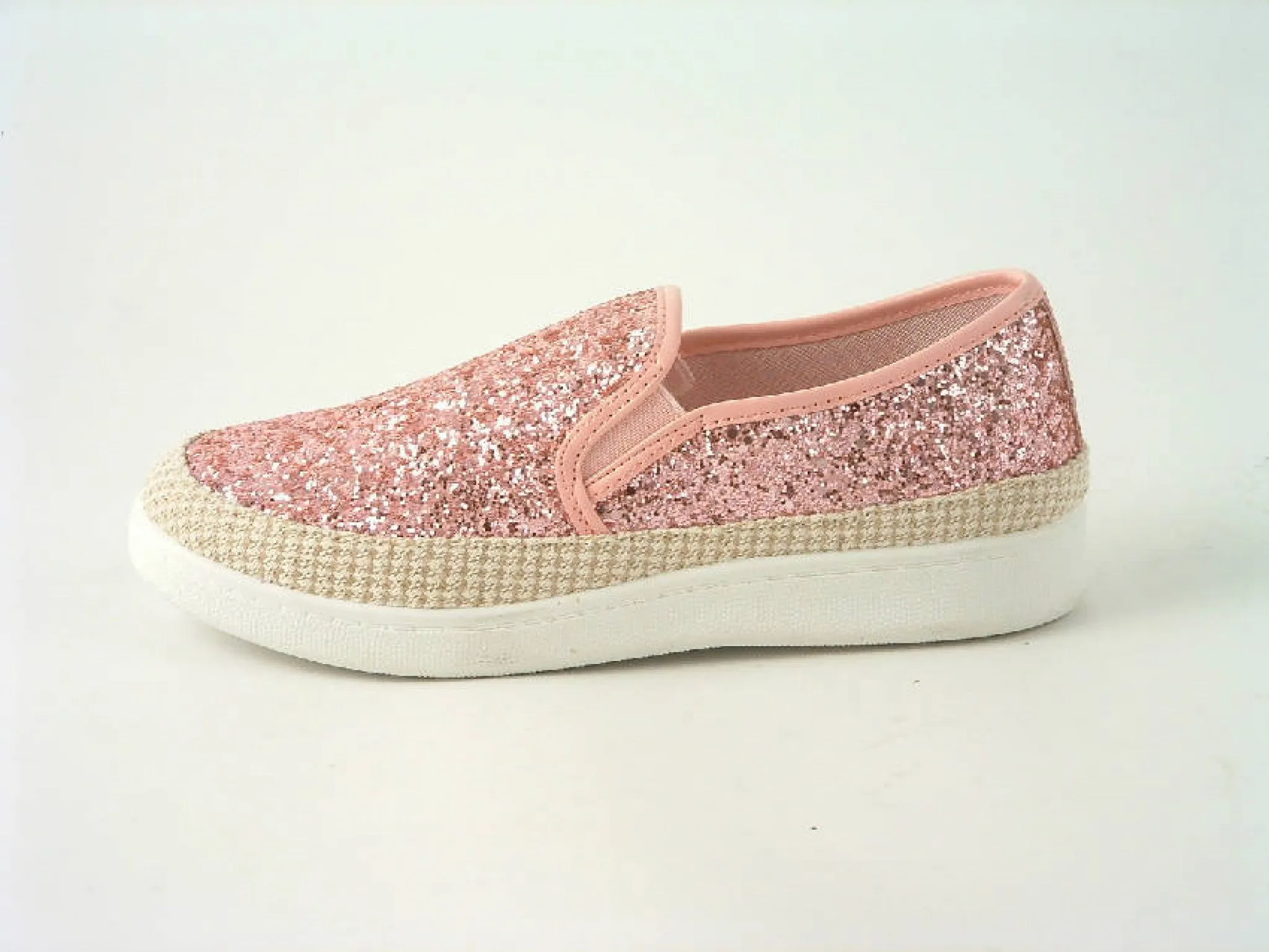 Glitz Shoes Glitter Espadrille Casuals Colours