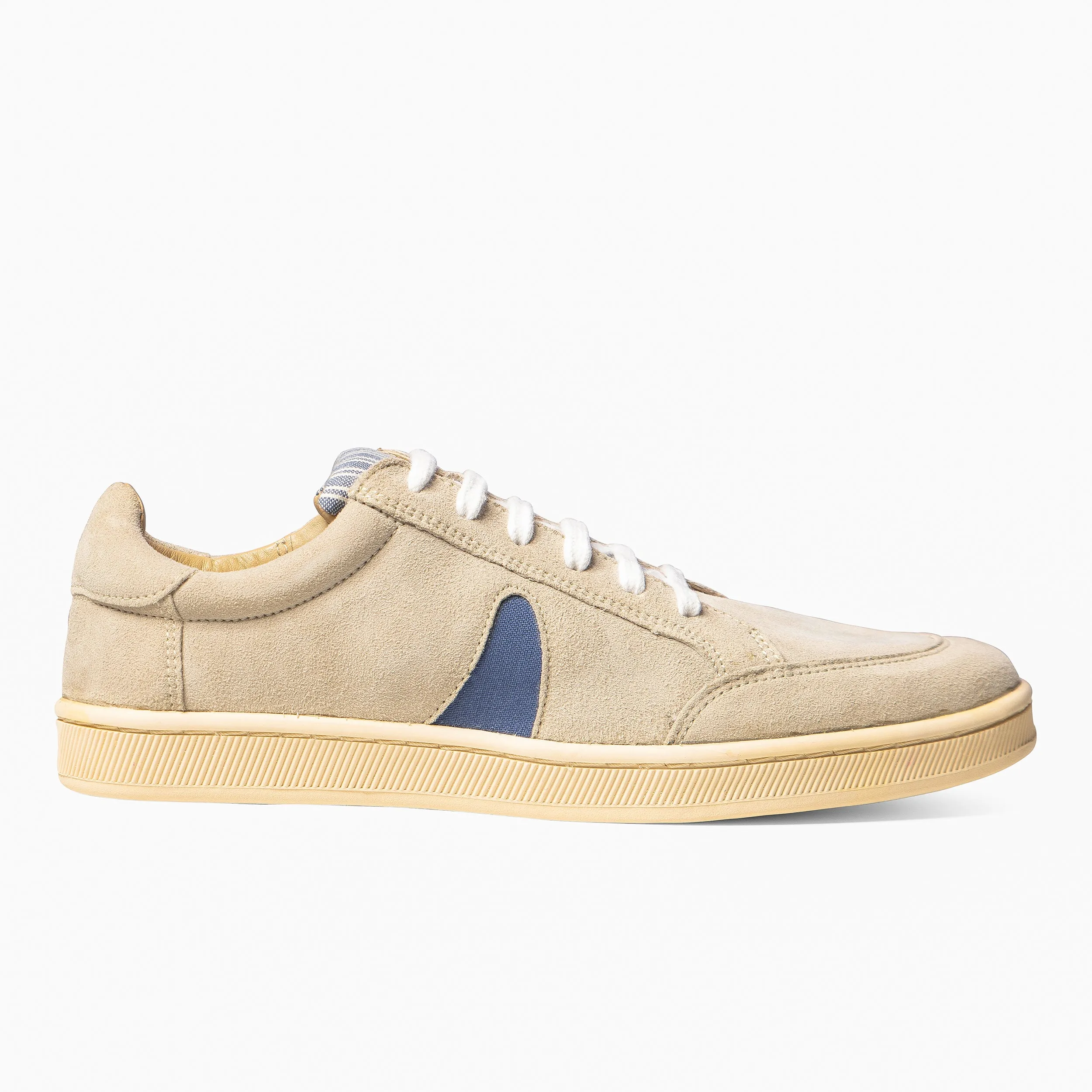 Grey Suede Blue Horn Nomad Classic Unisex Sneakers