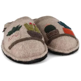 Haflinger Cactus Slipper - Natural