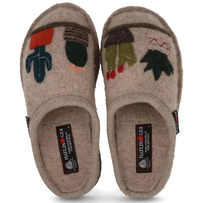 Haflinger Cactus Slipper - Natural