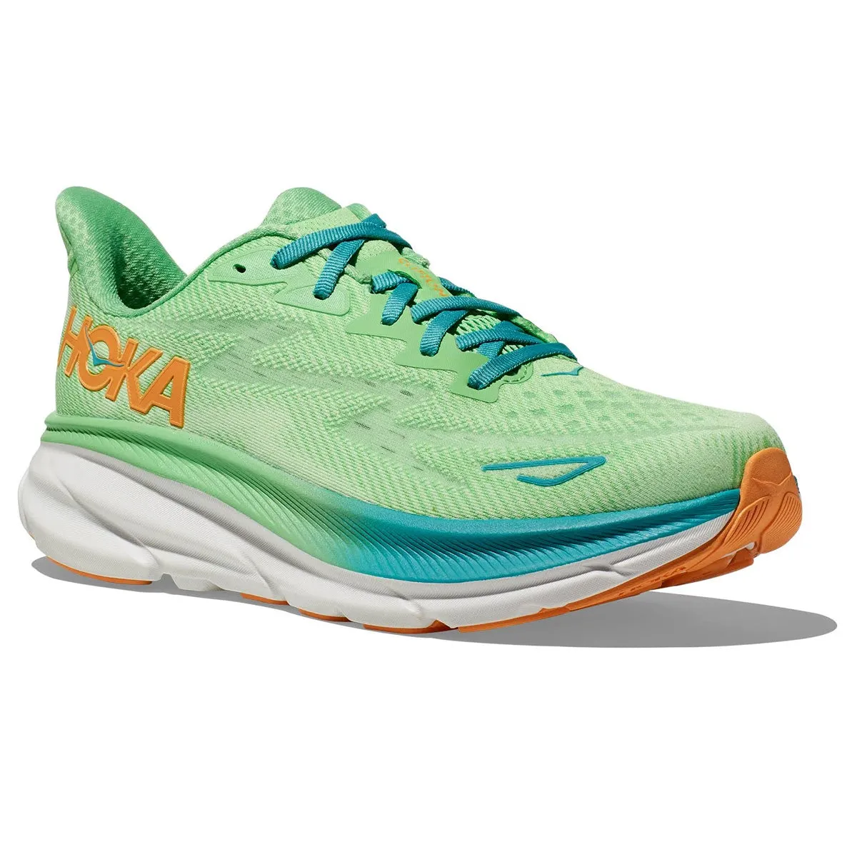 Hoka Clifton 9 Mens | Zest / Lime Glow